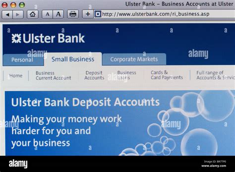 ulster bank website.